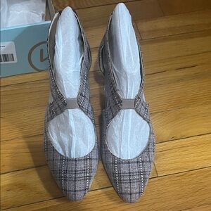 Life Stride Giovanna Clay Plaid Heels